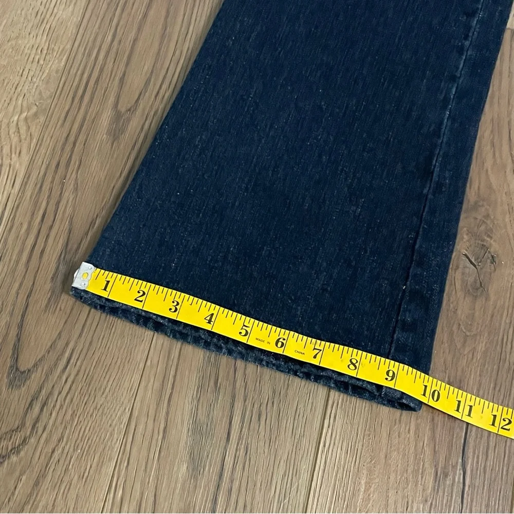 Michael Kors Low Rise Dark Denim Flare Jeans‎